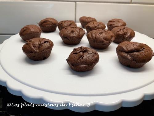 Mini-brownies au chocolat noir de Estherb | Photo de Estherb