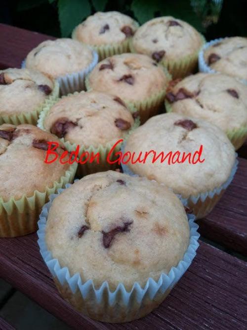 Muffins bananes et chocolat de Bedon Gourmand | Photo de Bedon gourmand