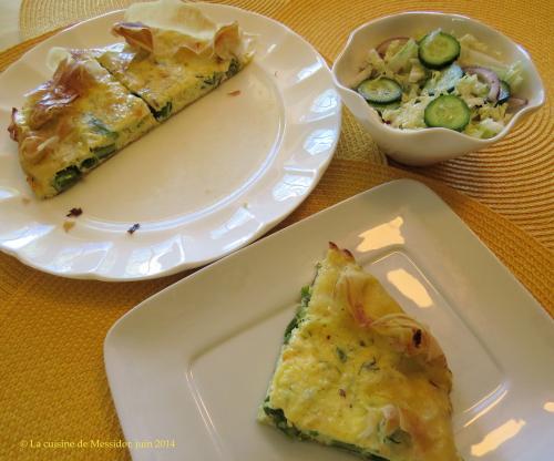 Omelette en croûte feuilletée à la jamie oliver de Messidor | Photo de Messidor