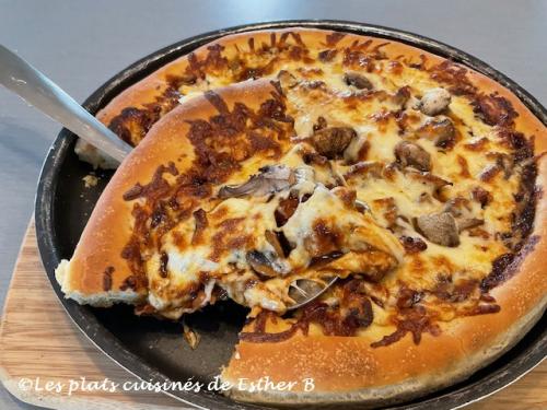 Pizza poulet barbecue de Estherb | Photo de Estherb