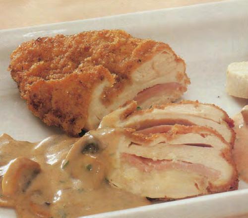 Poitrines de poulet farcies cordon bleu de Qu'est-Ce Qu'on Mange | Photo de PassionRecettes