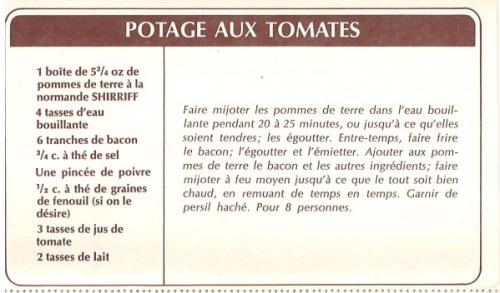 Potage aux tomates de Shirriff | Photo de PassionRecettes