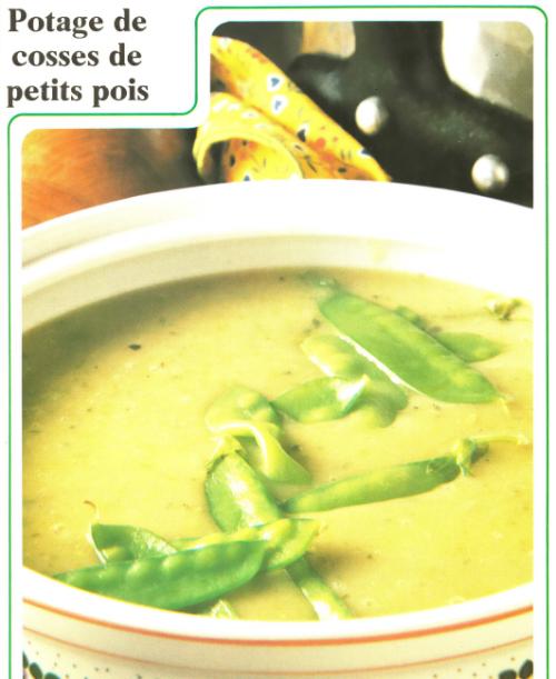 Potage de cosses de petits pois de Pol Martin | Photo de PassionRecettes