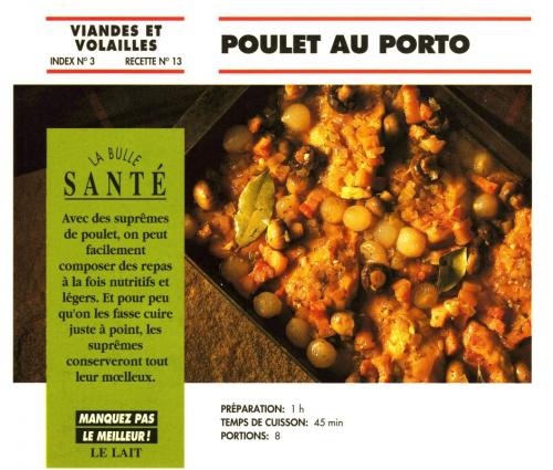 Poulet au porto de Bon Appétit | Photo de PassionRecettes