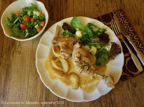 Poulet aux pommes, sauce moutarde et érable + de Messidor | Photo de Messidor