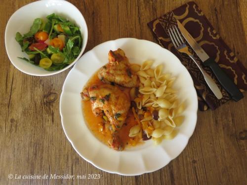 Poulet en sauce, façon méditerranée + de Messidor | Photo de Messidor