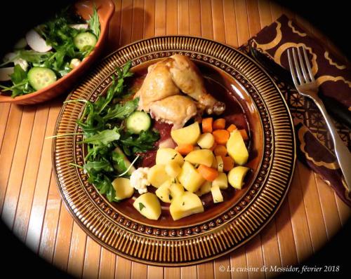 Poulet entier laqué à la bière de Messidor | Photo de Messidor