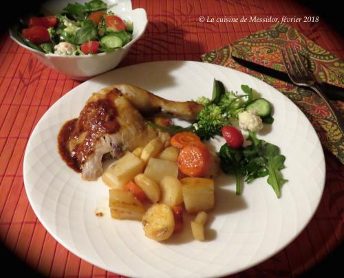 Poulet tendre à la portugaise + de Messidor | Photo de Messidor