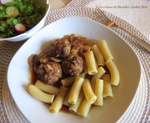 Ragoût de boulettes épicées aux trois viandes de Messidor | Photo de Messidor