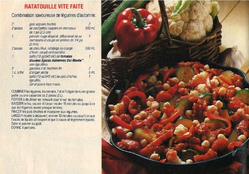 Ratatouille vite faite de Del Monte | Photo de PassionRecettes