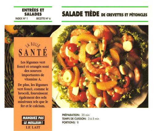 Salade tiède de crevettes et pétoncles de Bon Appétit | Photo de PassionRecettes