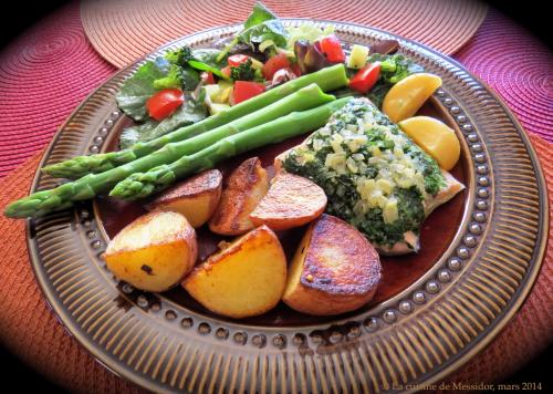 Saumon en papillote, herbes fraîches et citron confit de Messidor | Photo de Messidor