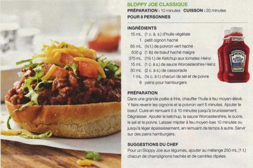 Sloppy joe classique de Heinz | Photo de PassionRecettes