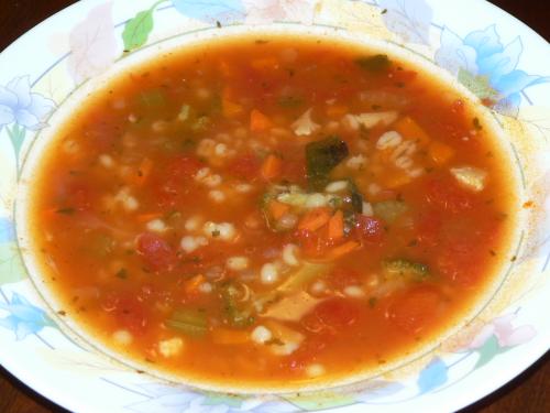 Soupe à l'orge et tomates à la mijoteuse de louloulaby de Baddy (Isa) | Photo de Baddy