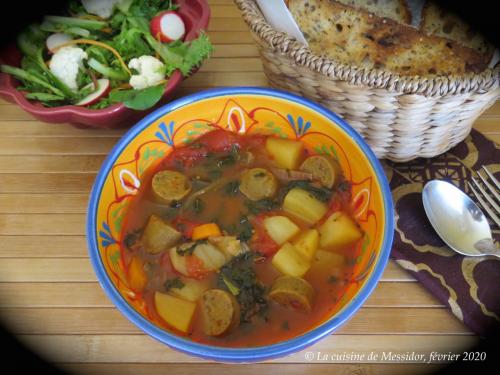 Soupe-repas au chou et aux saucisses + de Messidor | Photo de Messidor