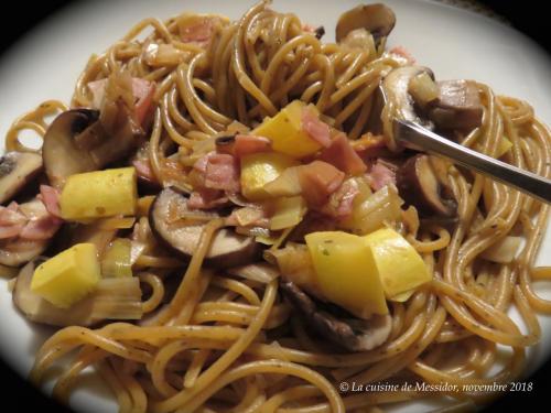 Spaghetti à l'italienne, version minute de Messidor | Photo de Messidor