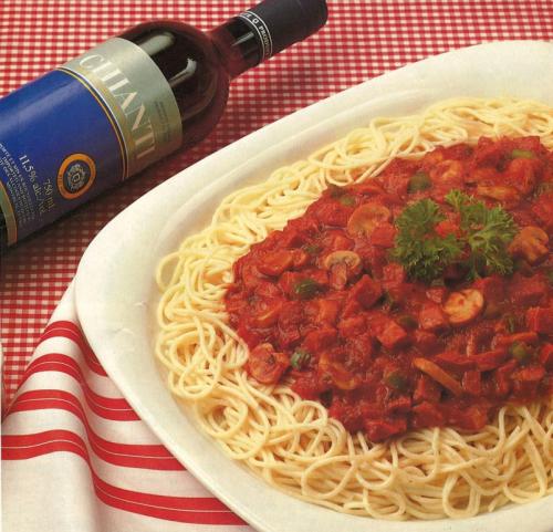 Spaghettini de la pizzeria de Catelli | Photo de PassionRecettes