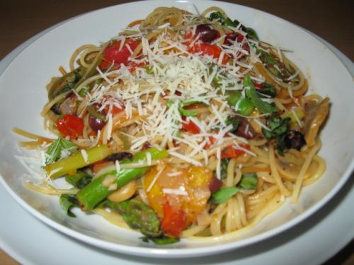 Spaghettini «primavera» de Beaubarbu | Photo de Beaubarbu