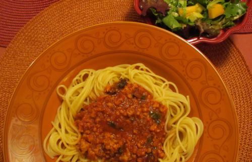 Spaghettis, sauce pizzaïola au veau de Messidor | Photo de Messidor