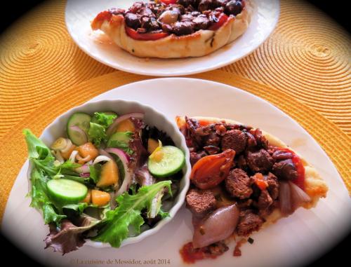 Tarte tatin aux merguez et aux tomates de Messidor | Photo de Messidor