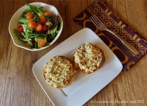 Tartinade express de tofu à l'indienne + de Messidor | Photo de Messidor