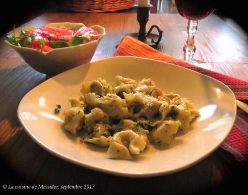 Tortellinis à la crème de pesto de Messidor | Photo de Messidor