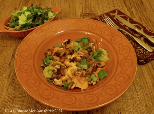 Tortellinis, sauce minute au pesto crémeux + de Messidor | Photo de Messidor