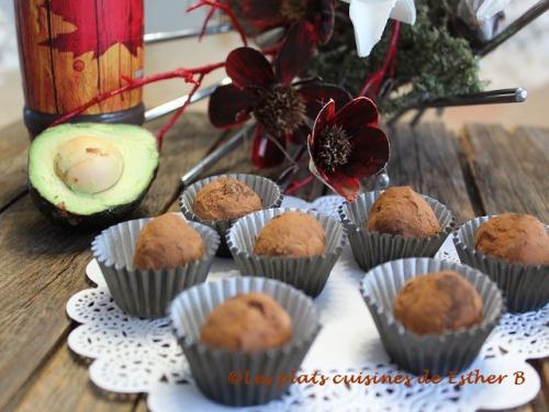 Truffes au chocolat à base d'avocat et érable de Esther B | Photo de Estherb