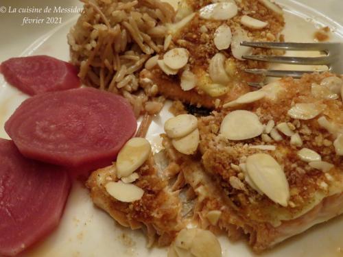 Truite en croûte d'amandes à l'orientale + de Messidor | Photo de Messidor