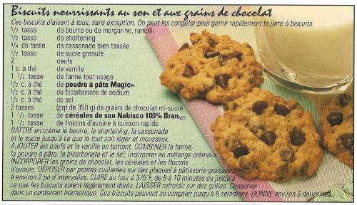 Biscuits au son et aux grains de chocolat de Magic | Photo de PassionRecettes