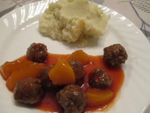 Boulettes de bœuf aux pêches à ma manière de Corralou | Photo de Corralou