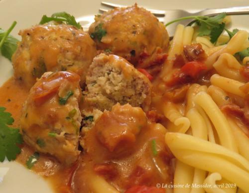 Boulettes de poulet au tofu + de Messidor | Photo de Messidor