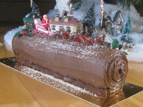 Bûche de noel traditionnelle de Bedon Gourmand | Photo de Bedon gourmand