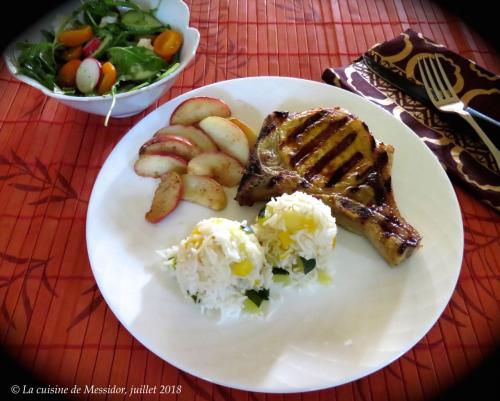 Côtelettes de porc bbq, pomme et cari + de Messidor | Photo de Messidor