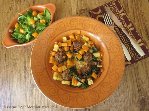 Couscous aux boulettes de merguez + de Messidor | Photo de Messidor