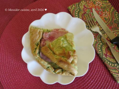 Crêpe soufflée, jambon-cheddar + de Messidor | Photo de Messidor