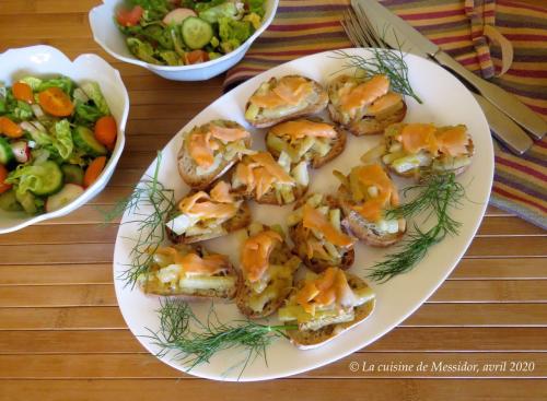 Crostinis au fenouil et au saumon fumé + de Messidor | Photo de Messidor