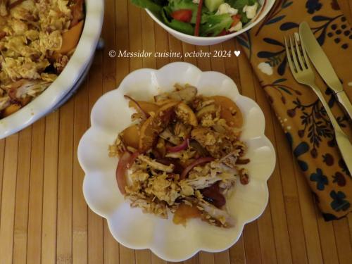 Croustade de poulet aux saveurs d'automne + de Messidor | Photo de Messidor