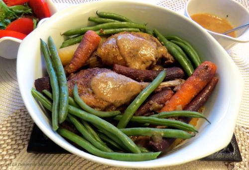 Cuisses de canard braisées aux légumes d'automne de Messidor | Photo de Messidor