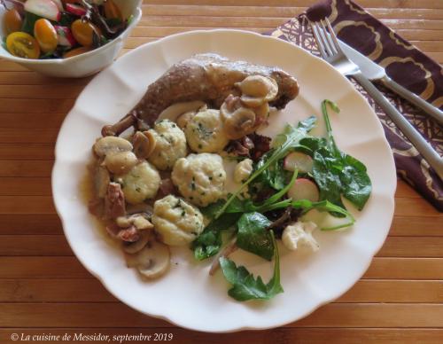 Cuisses de pintade confites et gnocchis maison + de Messidor | Photo de Messidor