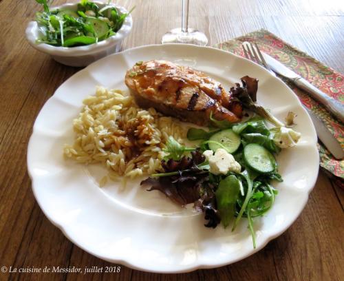 Darnes de saumon bbq à la japonaise + de Messidor | Photo de Messidor