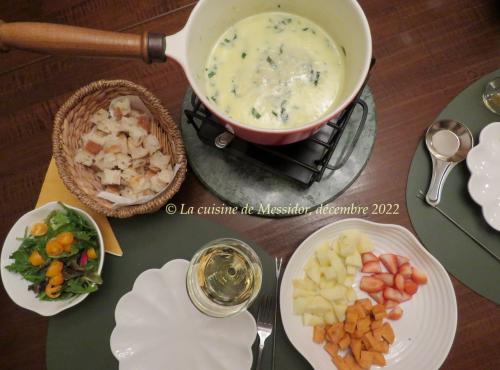 Fondue-trempette au-fromage, épinards et artichauts + de Messidor | Photo de Messidor