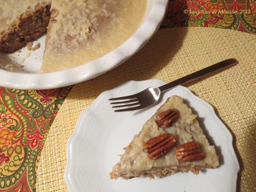 Gâteau au sirop d'érable, banane et pacanes de Messidor | Photo de Messidor