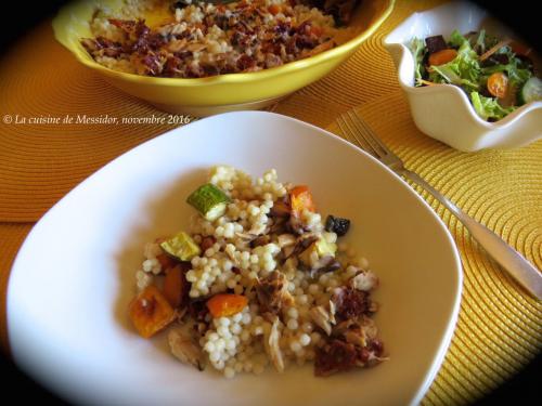 Gratin de couscous israélien aux légumes grillés + de Messidor | Photo de Messidor