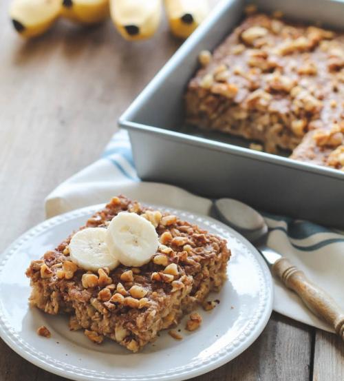 Gruau au four saveur pain aux bananes | Photo de PassionRecettes