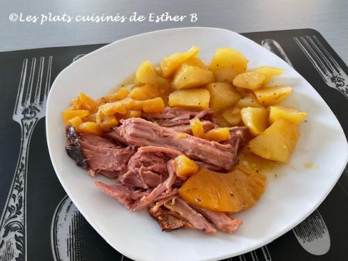 Jambon à l'érable et à l'ananas à la mijoteuse de Estherb | Photo de Estherb