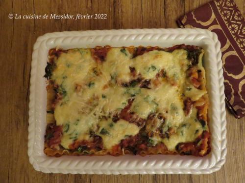 Lasagne à la sauce aux saucisses italiennes + de Messidor | Photo de Messidor