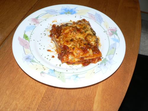 Lasagne et sauce à spaghetti de ma grand-mère normandin de Baddy | Photo de Baddy