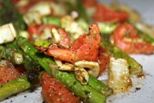 Légumes au pesto sur plaque de Nell | Photo de Nell