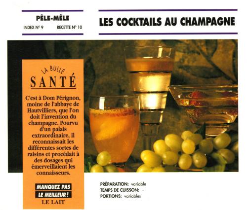 Les cocktails au champagne de Bon Appétit | Photo de PassionRecettes